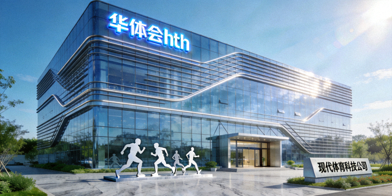 华体会hth公司总部大楼外观 - 现代体育科技公司办公环境