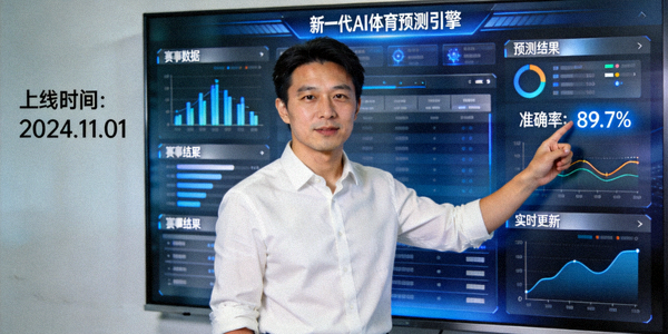 新一代AI体育预测引擎上线新闻图片 - 工程师演示系统界面
